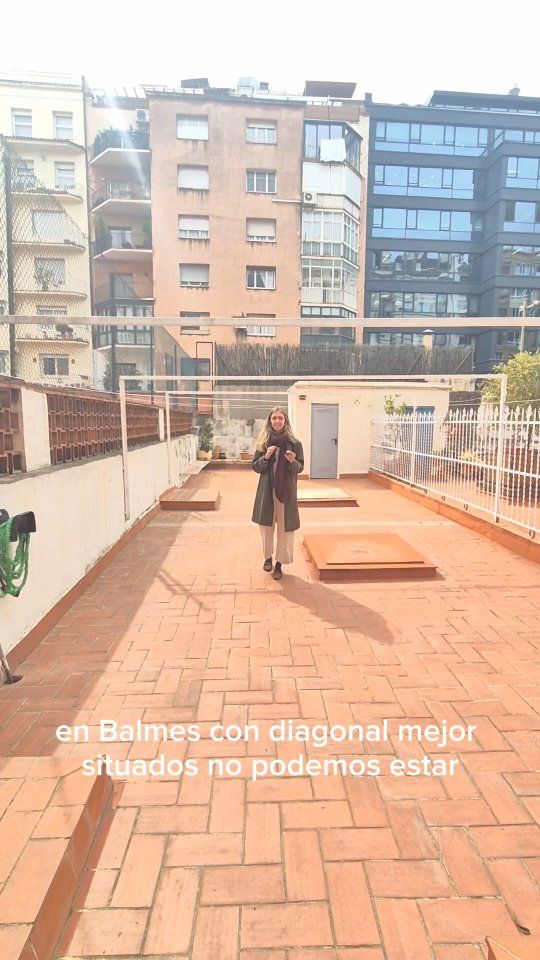 Principal con terraza en Balmes/Diagonal