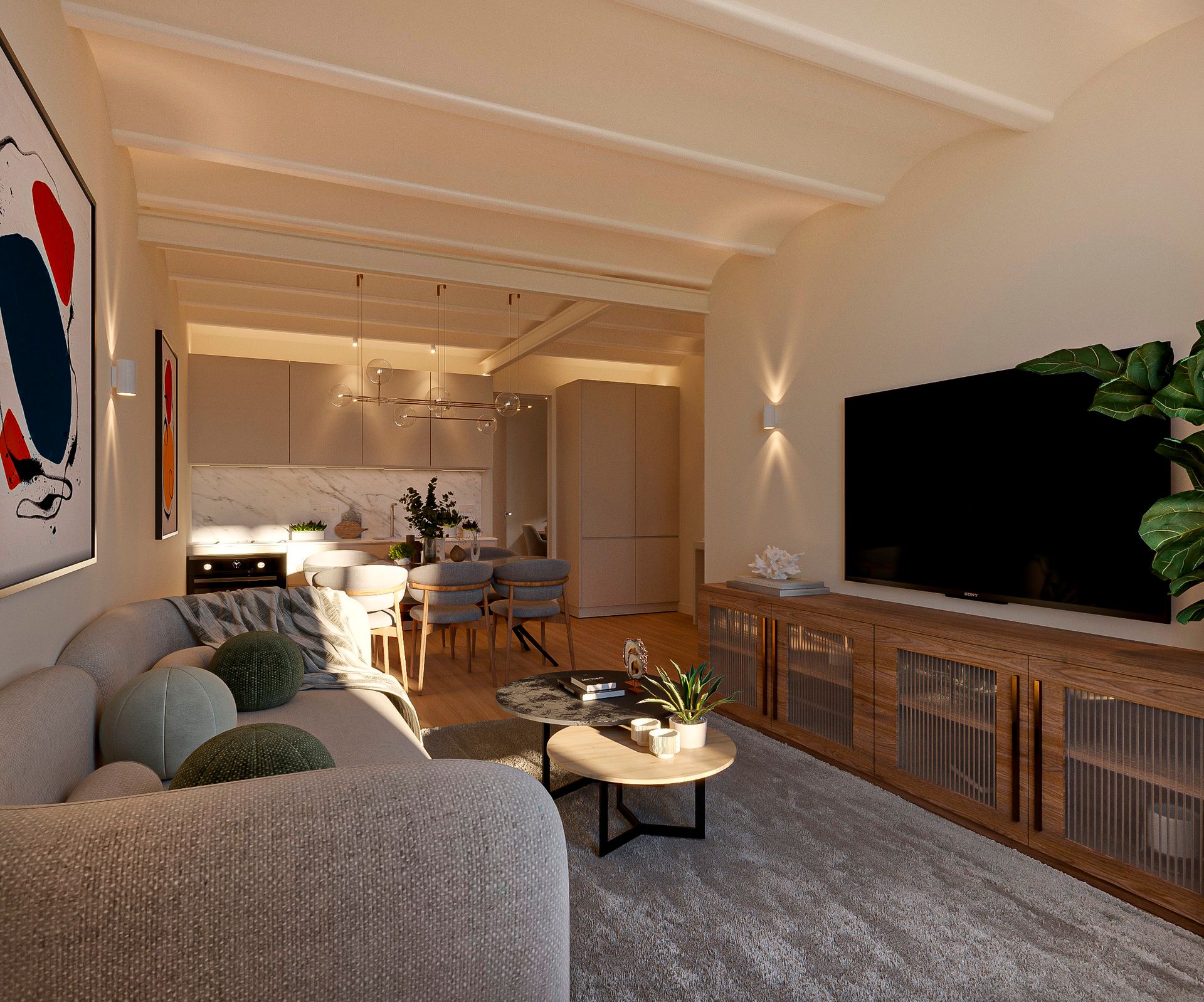 Piso reformado en el Clot